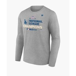 BIN Men’s Fanatics LA Dodgers 2024 NL Champions Locker Long Sleeve Tee Small